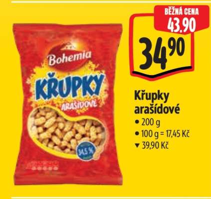 Křupky arašídové
