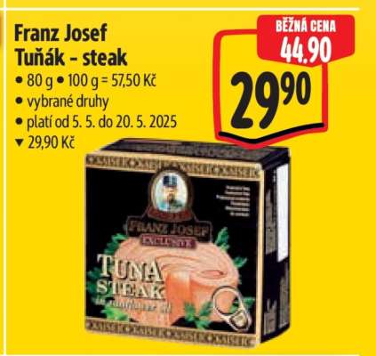 Franz Josef Tuňák steak
