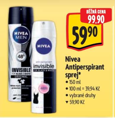 Nivea antiperspirant sprej