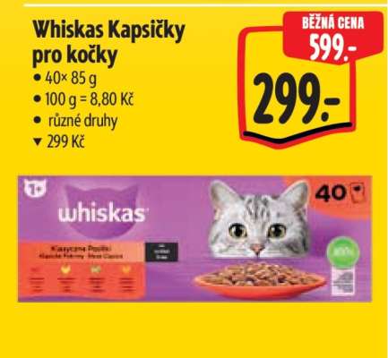 Whiskas kapsičky pro kočky