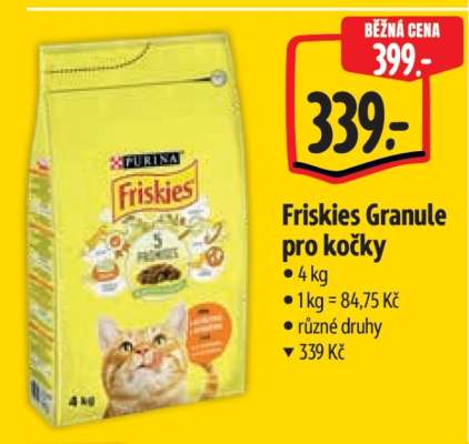 Friskies granule pro kočky