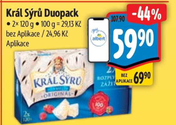 Král Sýrů duopack