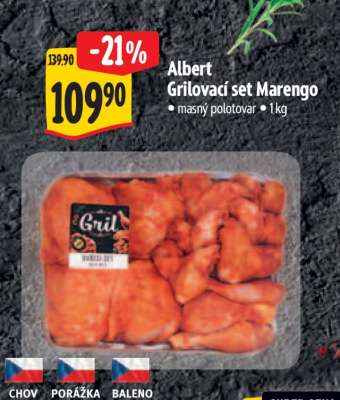 Albert Grilovací set Marengo