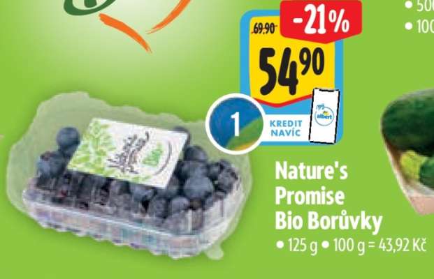 Nature’s Promise Bio Borůvky