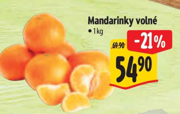Mandarinky volné