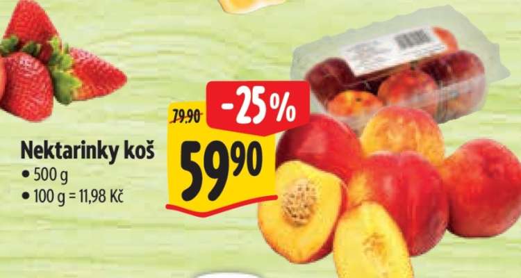 Nektarinky koš