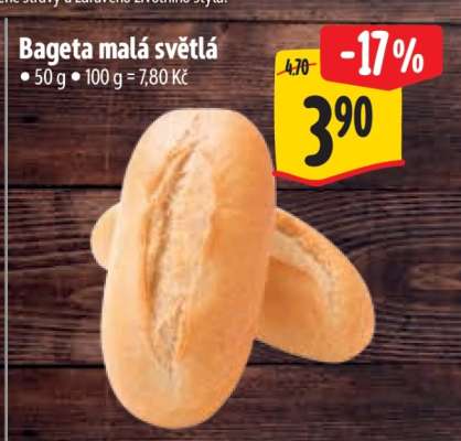 BAGETA MALÁ SVĚTLÁ