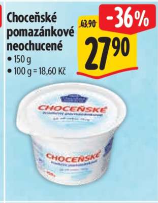 Choceňské pomazánkové neochucené