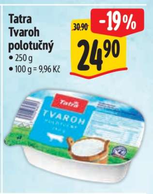 Tatra tvaroh polotučný