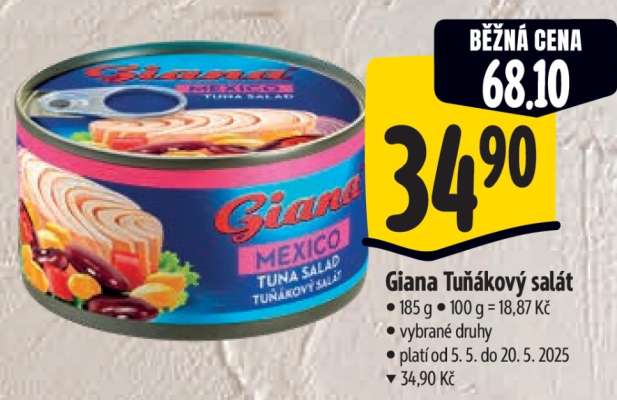 Giana Tuňákový salát