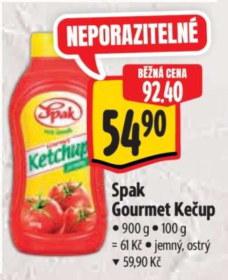 Spak Gourmet kečup