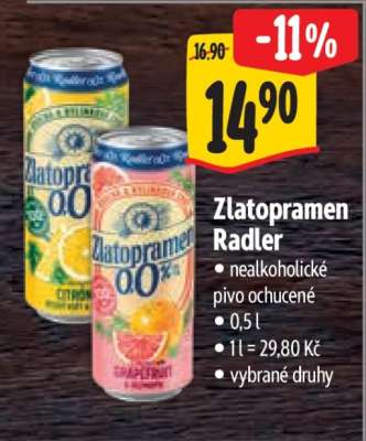 Zlatopramen Radler