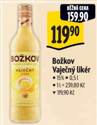 Božkov Vaječný likér