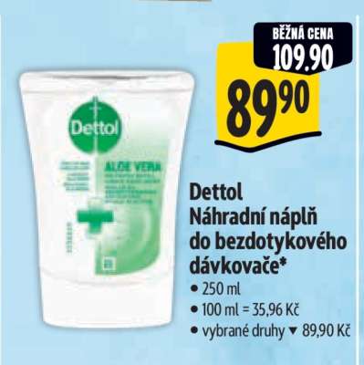 Dettol Náhradní náplň do bezdotykového dávkovače