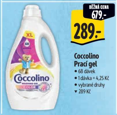 Coccolino prací gel
