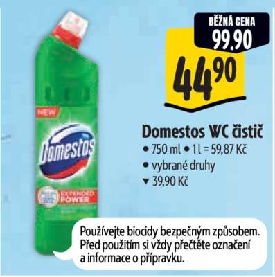 Domestos WC čistič