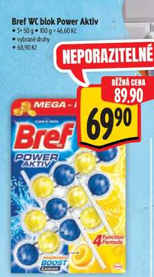 Bref WC blok Power aktiv