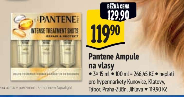 Pantene Ampule na vlasy