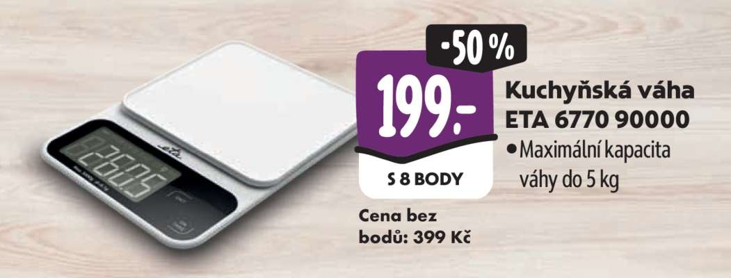 Kuchyňská váha ETA 6770 90000