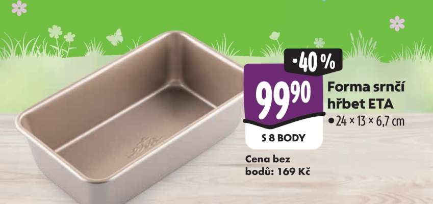 Forma srnčí hřbet ETA