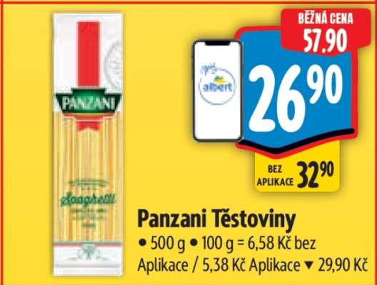 Panzani Těstoviny