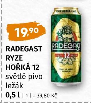 Radegast Ryze Hořká 12