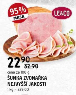 Šunka Zvonařka nejvyšší jakosti
