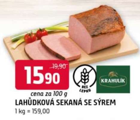 Lahůdková sekaná se sýrem