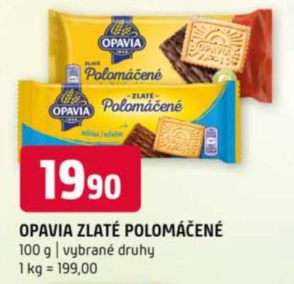 Opavia Zlaté polomáčené