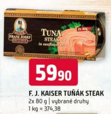 F.J.KAISER Tuňák steak