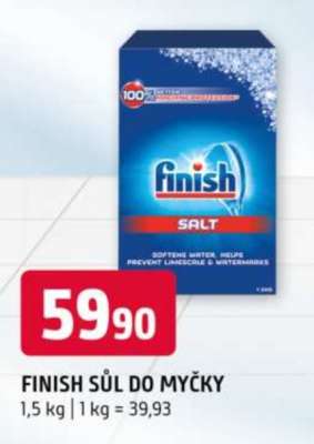 Finish Sůl do myčky