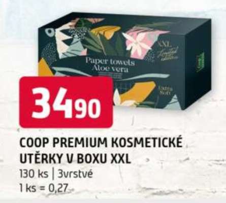COOP PREMIUM KOSMETICKÉ UTĚRKY V BOXU XXL