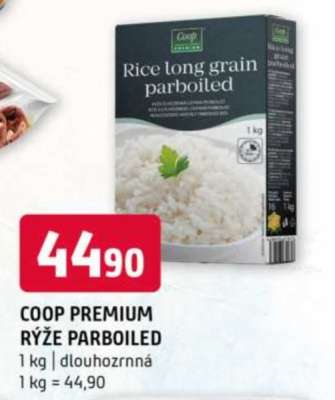 COOP PREMIUM RÝŽE PARBOILED
