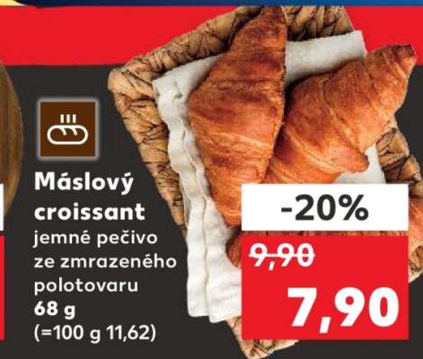Máslový croissant