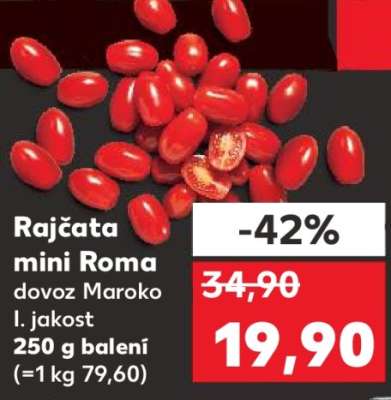 Rajčata mini Roma