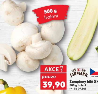 Žampiony bílé XXL