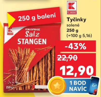 Tyčinky solené