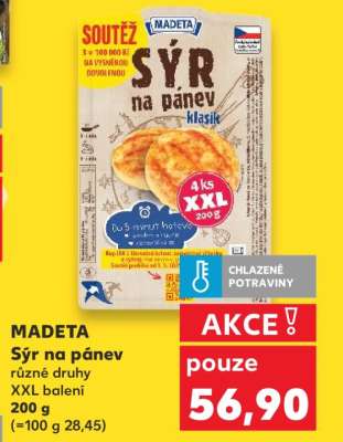 Madeta Sýr na pánev