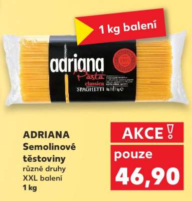 Adriana Semolinové těstoviny