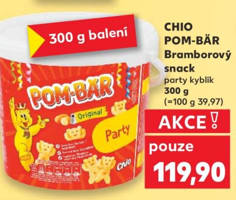 CHIO POM-BÄR Bramborový snack