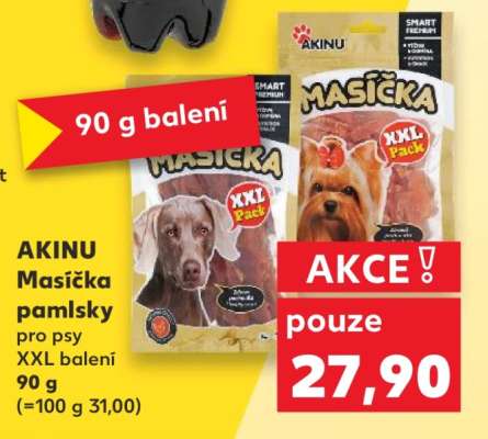 AKINU Masička pamlsky pro psy XXL balení