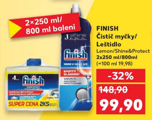 FINISH Čistič myčky/leštidlo