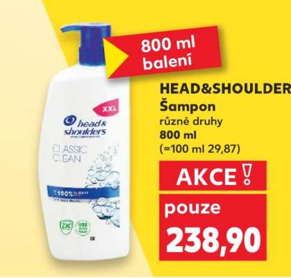 HEAD& SHOULDERS Šampon