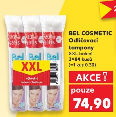 BEL COSMETIC Odličovací tampony