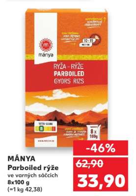 MÁNYA Parboiled rýže