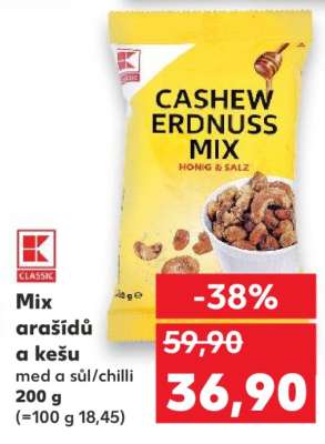 Mix arašídů a kešu