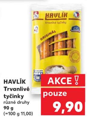 Havlík Trvanlivé tyčinky