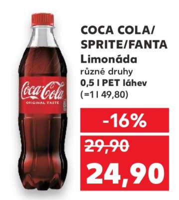 COCA COLA / SPRITE / FANTA