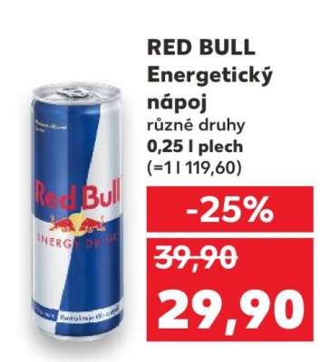 RED BULL Energetický nápoj