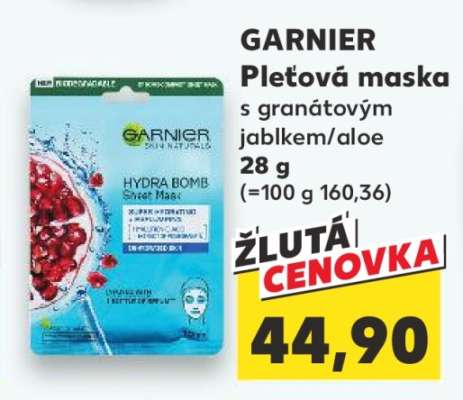 Garnier pleťová maska